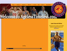 Tablet Screenshot of agelesstimeless.com
